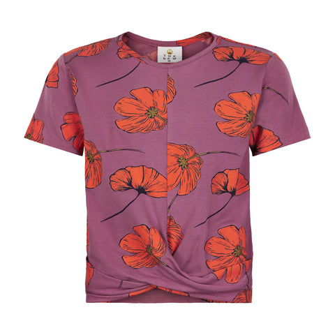 THE NEW T-shirt bloemenprint, leuk onderaan meisjes