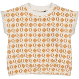 Quapi t-shirt aop kant rekje onderaan meisjes