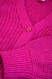 WINTER B.NOSY Fuchsia Cardigan