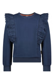 WINTER B.NOSY Sweater Ruffles donkerblauw