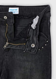 Mayoral Brede Zwarte Jeans