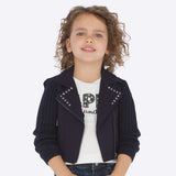 Mayoral Vest met Studs en tricot 98