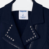 Mayoral Vest met Studs en tricot 98