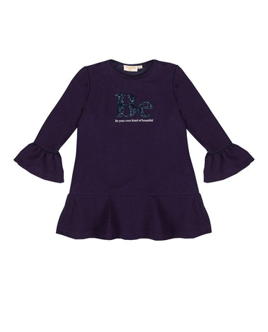 UBS2 Sweaterjurk blauw meisjes