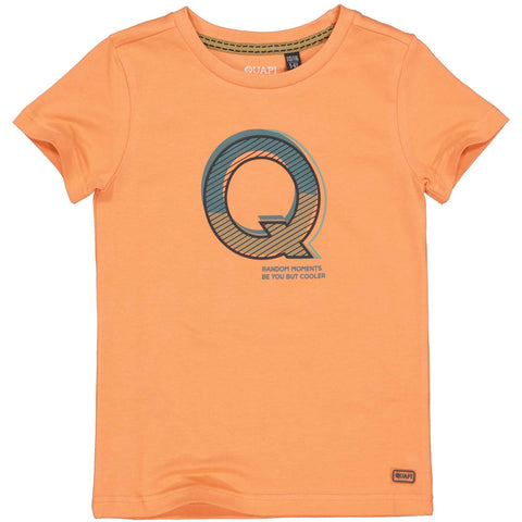 Quapi t-shirt oranje Q jongens boys