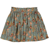 Quapi rok army green flowerprint meisjes