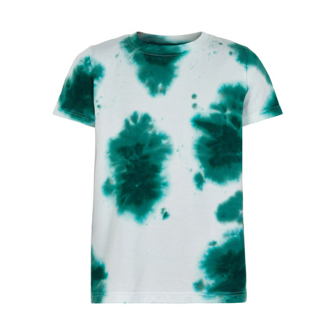 THE NEW T-shirt groen tie dye jongens