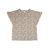 The New T-shirt bloemenprint ruffles meisjes