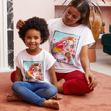 UBS2 T-shirt Mommy like me prachtige felle print