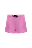 B.NOSY Roze short wafelpatroon meisjes