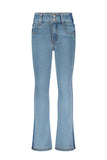 B.NOSY Flared jeans met contrast meisjes