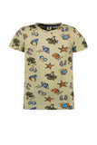 B.NOSY T-shirt Beach AOP jongens